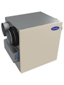 Carrier energy recovery ventilator for residential HVAC